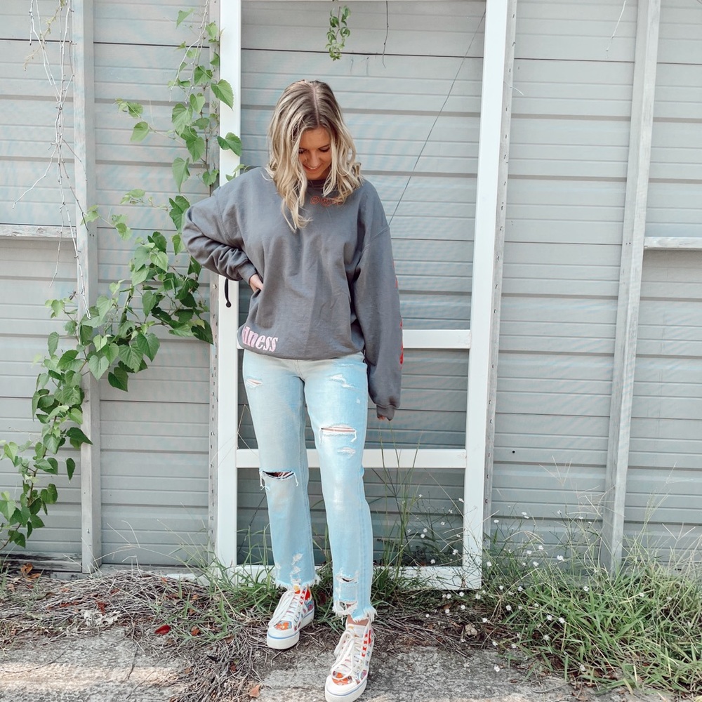 Kindness Sweatshirt-Grey